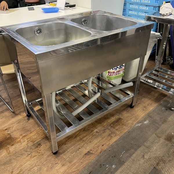 2槽シンク 900×600×800 買取させていただきました！