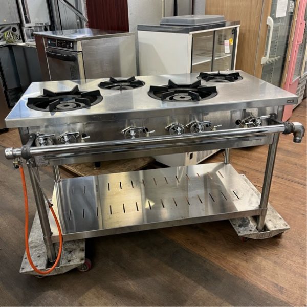 タニコー 4口ガステーブル NT1222 2016年製 LPガス用 買取させていただきました！