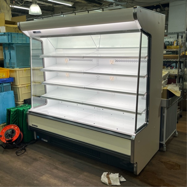 【美品】フクシマ オープン 冷蔵ショーケース 100V フクシマガリレイ 冷蔵オープンショーケース 2020年製