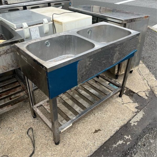 2槽シンク 1000×450×800mm 買取させていただきました！