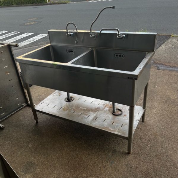 マルゼン 2槽シンク 1200×600×800mm 買取させていただきました！