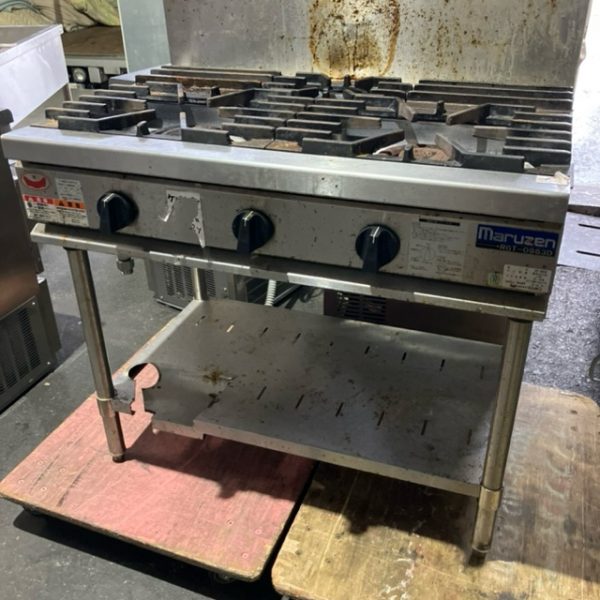 マルゼン 3口ガステーブル RGT-0963D 2022年製 買取させていただきました！
