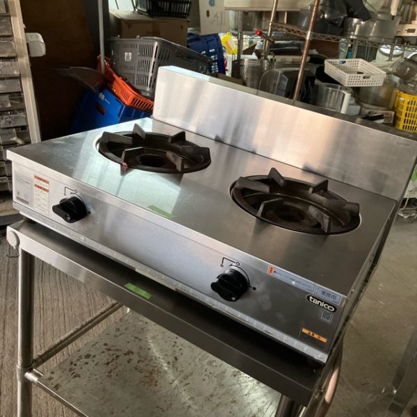 タニコー 卓上2口ガスコンロ TGU-75 2022年製 買取させていただきました！