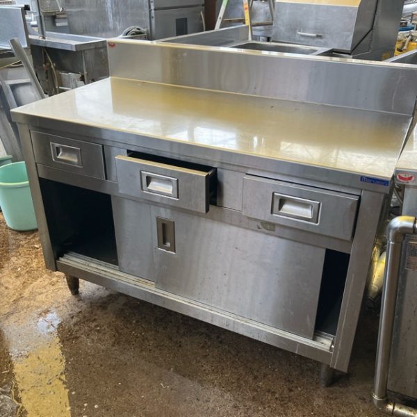 引出し付キャビネット調理台1200×600×800 買取させていただきました！