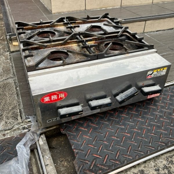 オザキ 卓上4口ガスコンロ OZK4III 2015年製 買取させていただきました！