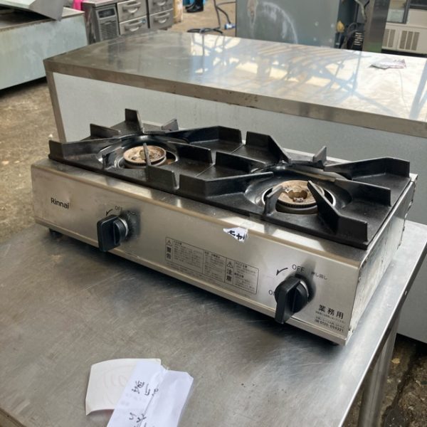 リンナイ 卓上2口ガスコンロ RSB-211A 2023年製 買取させていただきました！