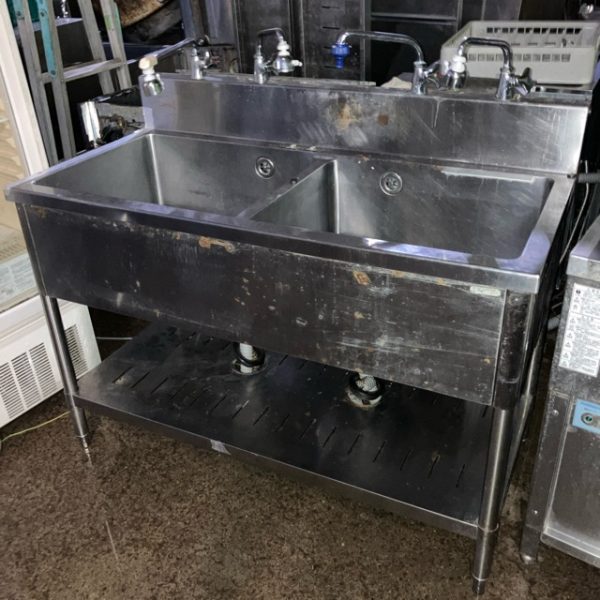2槽シンク 1200×600×800 買取させていただきました！