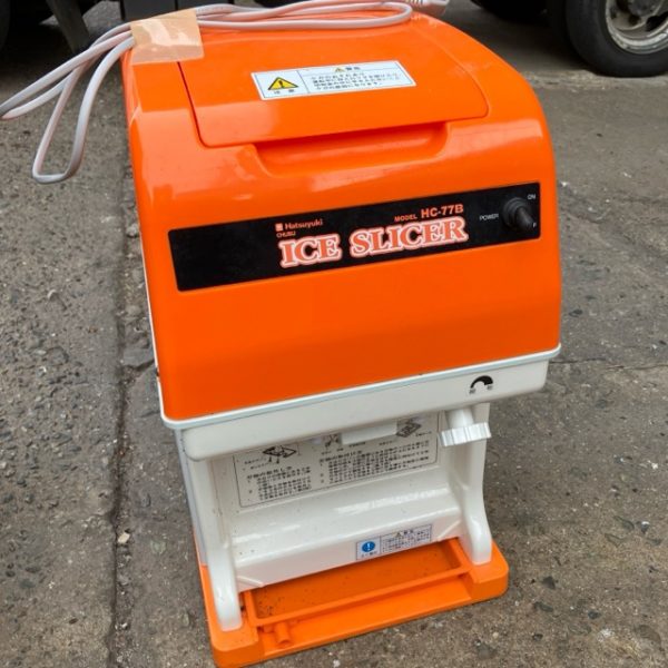 中部コーポレーション 電動かき氷機 HC-77B 2023年製 買取させていただきました！