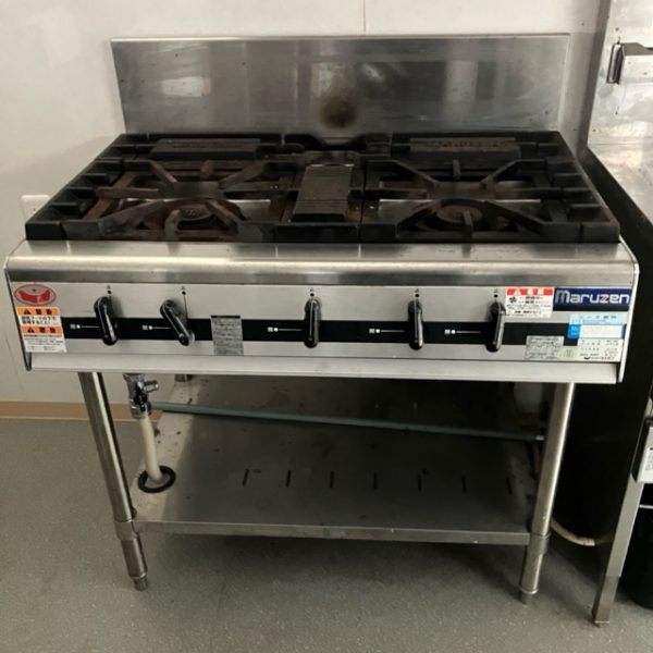 マルゼン 3口ガステーブル MGTX-096E 2020年製 買取させていただきました！