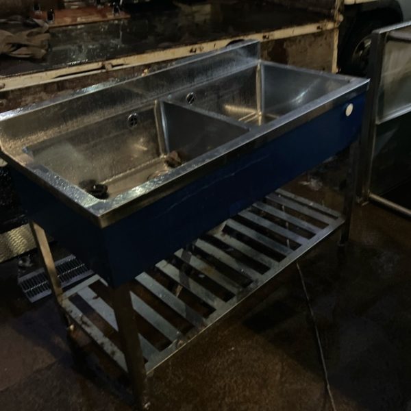 2槽シンク 1200×600×800 買取させていただきました！