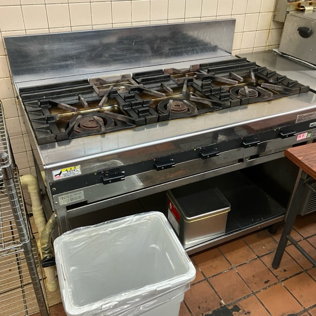 オザキ 5口ガステーブル OZ120-75D 2015年製 買取させていただきました！