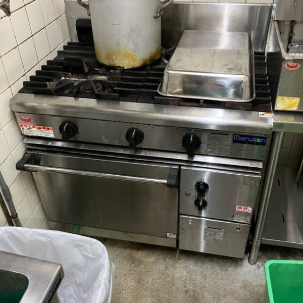 マルゼン 3口ガステーブル RGT-0963D 2018年製 買取させていただきました！