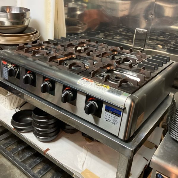 マルゼン 卓上5口ガスコンロ M-825C 2022年製 買取させていただきました！