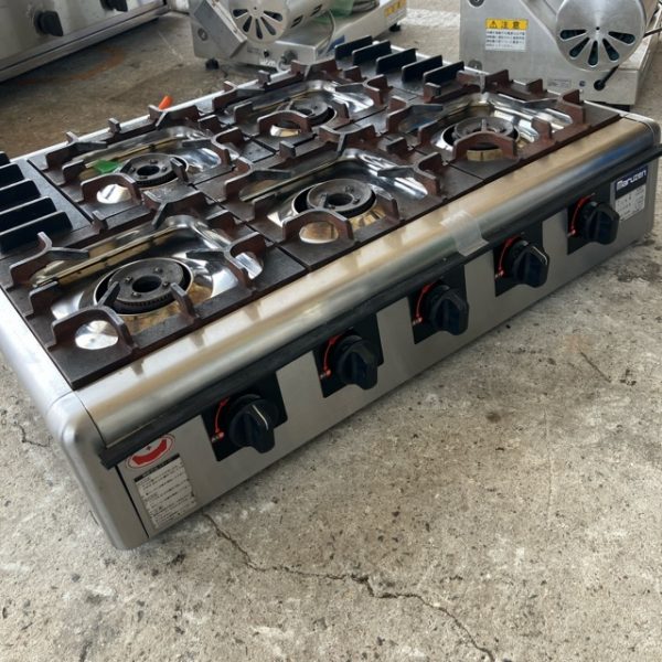 卓上5口ガスコンロ　マルゼン　M-825C　20184年製 買取させていただきました！