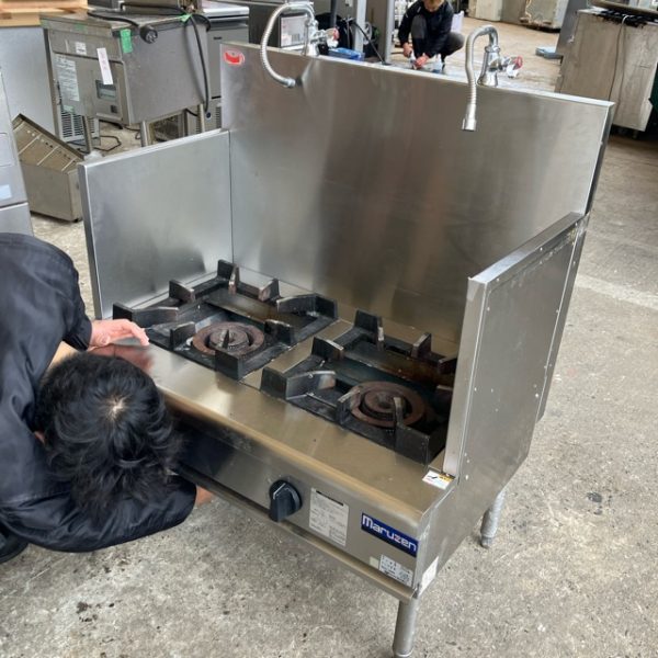 マルゼン 2口ガススープレンジ RGS-0960C 2018年製 買取させていただきました！