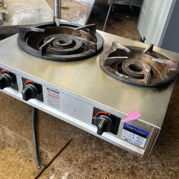 マルゼン 卓上2口コンロ M-212C 2022年製 買取させていただきました！