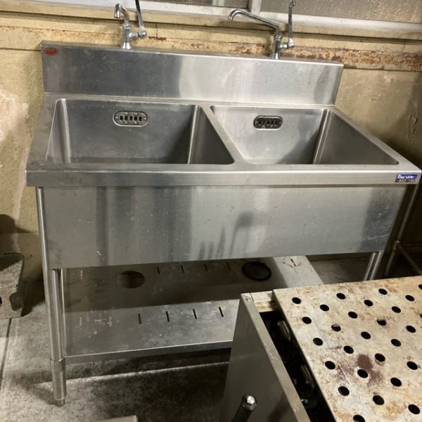 2槽シンク 1200×600×800 買取させていただきました！