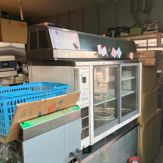 テーブル形冷蔵ショーケース　ホシザキ　RTS-120SND　2022年製 買取させていただきました！