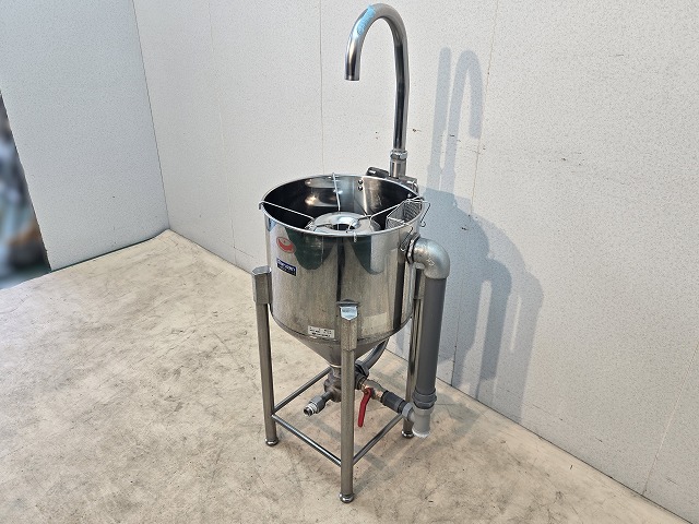 業務用 水圧洗米機 ステンレス 洗米器 現状渡し 厨房機器 たのメル便発送 送料無料 水圧洗米機 マルゼン ドラフト式 MRW-D7