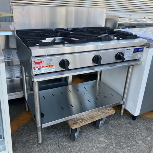マルゼン 3口ガステーブル RGT-0963D 2023年製 買取させていただきました！